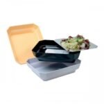 octagon unbreakable bowl 8 cm gn 2/5 20x53  black/ white/ ivory