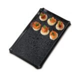 onda medium peeble presentation tray 18 x 30 black