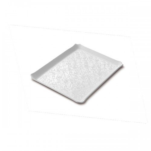 onda mini peeble presentation tray 20 x 20 white