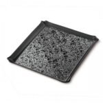 onda medium peeble presentation tray 33 x 33 black