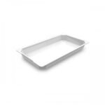 octagon 5 cm tray gn 3/4 porcelain white high impact  plexiglass