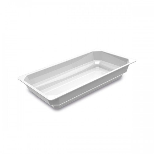 octagon 8 cm bowl gn 3/4 porcelain white high impact plexiglass