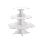 3 level cake stand φ 30 cm high gloss white plexiglass