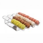 v rack 4 rows macaron display