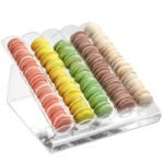 v rack 5 rows gradient macaron display