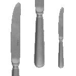 Baguette Vintage Dessert Knife - Image 2