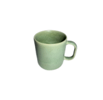 Silk Green Mug With Handle Mat 300ml