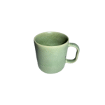 Silk Green Mug With Handle Mat 300ml